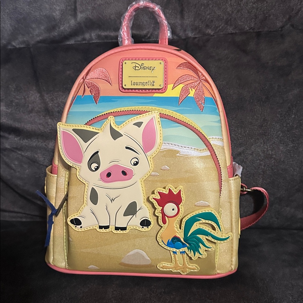 Loungefly Disney Moana Mini Backpack with Pua and Hei Hei